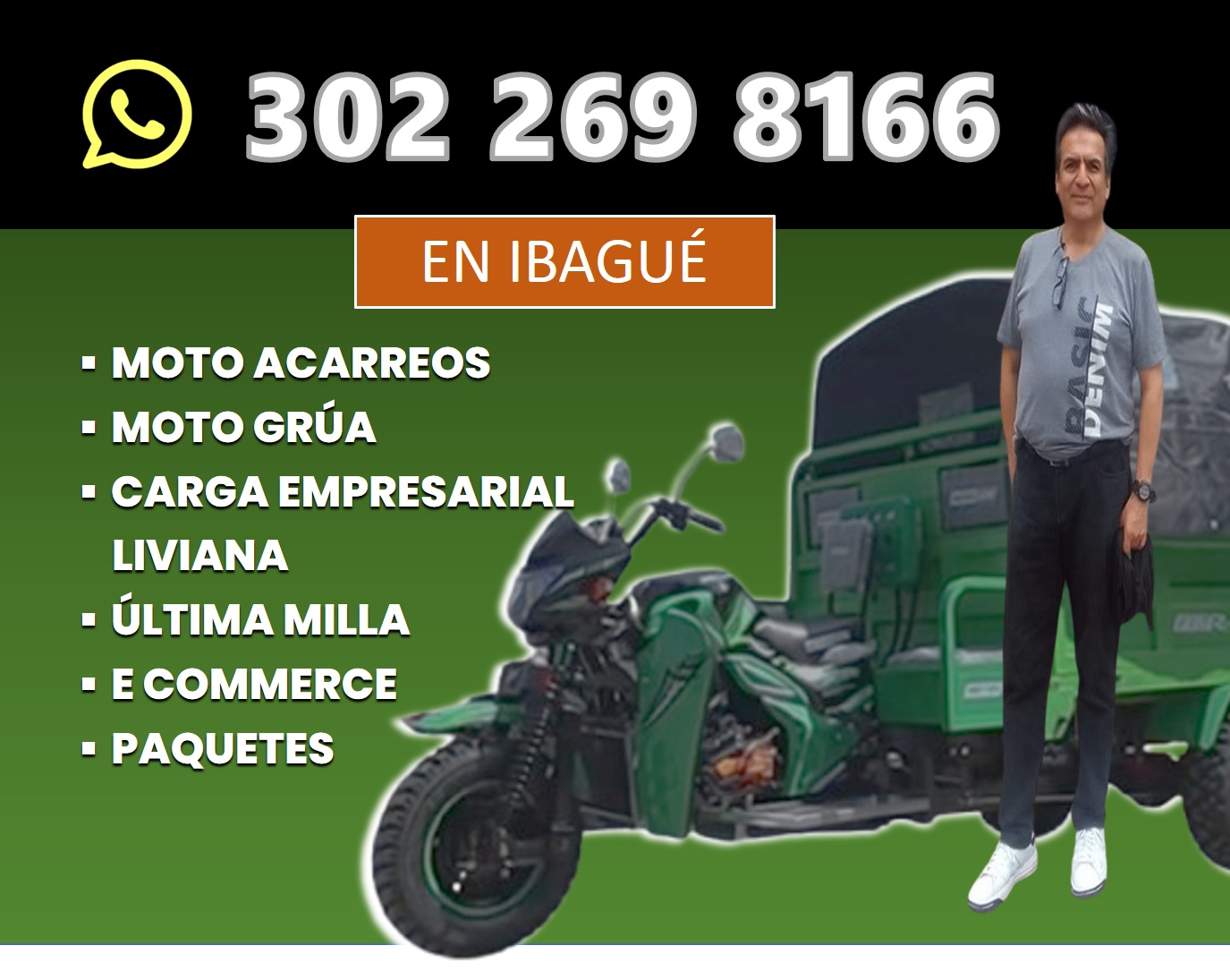 BANNER MOTO- VERDE